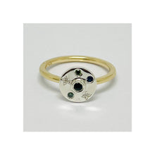 Load image into Gallery viewer, Two Tone Multistone Ring