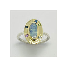 Load image into Gallery viewer, Opal and Multistone Ring