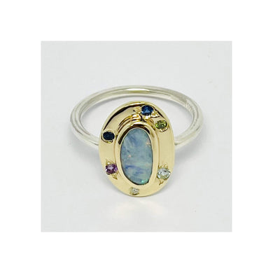 Opal and Multistone Ring