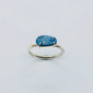 Opal doublet Ring